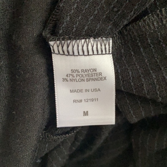 LNA Long Sleeve Little Black Dress with Lace Up Bust. - Picture 8 of 8